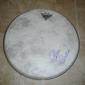 Cherie Currie Runaways Cherry Bomb Autograph Signed 12" DRUMHEAD PSA Guaranteed