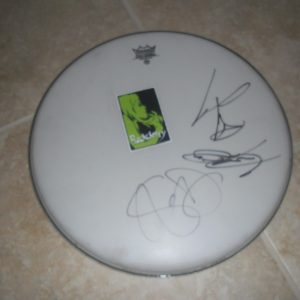 Buckcherry Josh Stevie Jimmy Autographed Signed 15" DRUMHEAD PSA Guaranteed