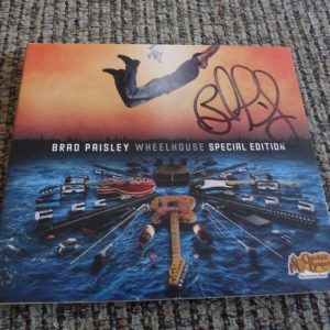Brad Paisley Wheelhouse Special Edition Signed Autograph CD Cover PSA Guaranteed