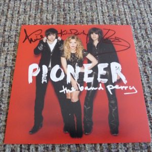 The Band Perry All 3 Band Autographed Signed Pioneer CD Book PSA Guaranteed