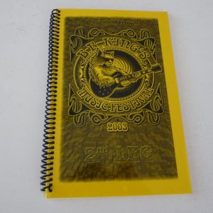 BB King Music Festival 2003 RARE Band Concert Tour Itinerary Book 2nd Leg