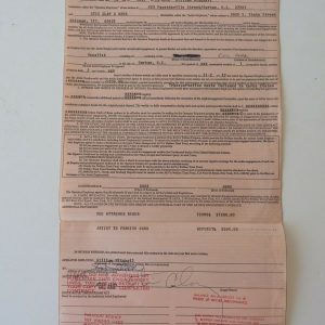 Otis Clay DUAL Signed 10-16-73 Live Performance Concert Contract & Rider