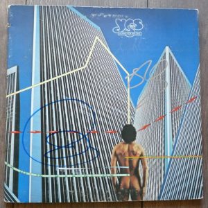 Yes Jon Anderson & Rick Wakeman Autographed Signed LP Album PSA Guaranteed