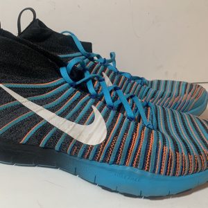 Nike Free TR Force Flyknit Blue Black Crossfit Running Shoes Men's 13 833275-010