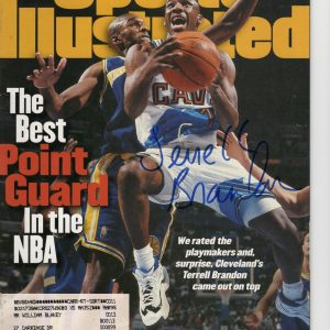 CLEVELAND CAVALIERS TERRELL BRANDON SIGNED SPORTS ILLUSTRATED MAGAZINE 2/10/1997