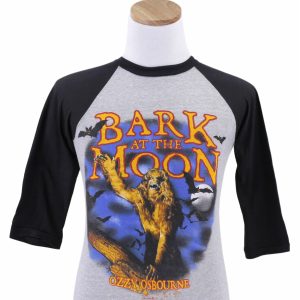 Ozzy Osbourne 1983 Europe Bark At The Moon Tour Vintage T-Shirt Jersey Men S