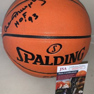 Calvin Murphy Houston Rockets signed F/S NBA Replica Game Basketball Ball JSA