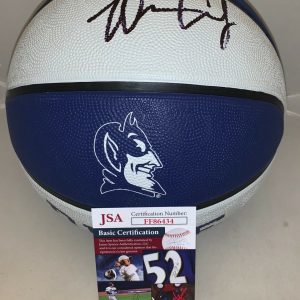 Wendell Carter Jr. signed Duke Blue Devils F/S Logo Basketball autographed JSA