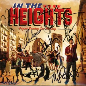 "In the Heights" Broadway Cast AUTOGRAPH Signed CD - Lin Manuel Miranda +10 ACOA
