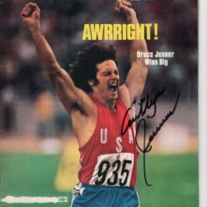 CAITLYN BRUCE JENNER SIGNED SPORTS ILLUSTRATED MAGAZINE 8/9/1976
