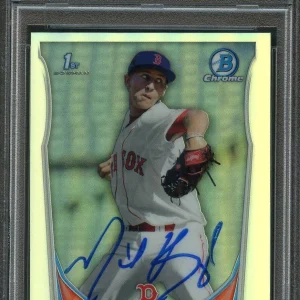 2014 Bowman Chrome Refractor #CDP23 Michael Kopech PSA Slabbed Auto Red Sox