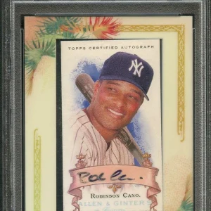 2006 Topps Allen & Ginter's #AGA-RC Robinson Cano Signed Card PSA Slabbed Auto Y