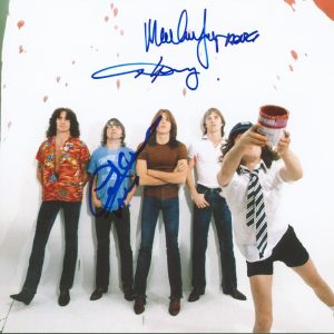 AC/DC Angus Young, Malcolm Young & Cliff Williams Signed 8x10 Photo BAS #AB14376