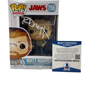 RICHARD DREYFUSS JAWS MATT HOOPER SIGNED FUNKO FIGURE AUTOGRAPH PROOF BECKETT 30