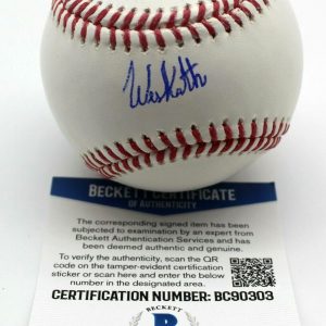 Wes Kath Signed Official Major League Baseball w/Beckett COA BC90303 White Sox