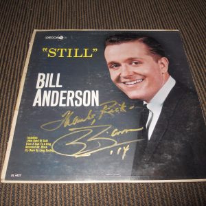 Bill Anderson Signed Autographed Still LP Album PSA Guaranteed