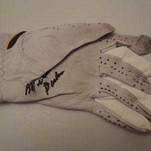 MILLER BARBER HAND SIGNED AND USED GOLF GLOVE+COA 5 SENIOR TOUR MAJORS