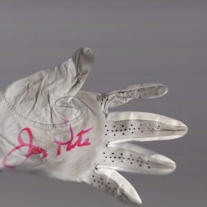 JERRY PATE HAND SIGNED USED GOLF GLOVE+COA GREAT GOLFER 76 US OPEN CHAMPION