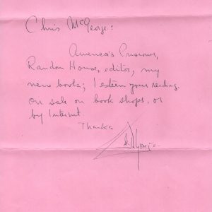 MANUEL NORIEGA HAND WRITTEN+SIGNED LETTER RARE PANAMA DICTATOR JSA