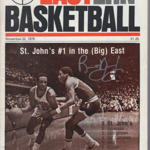 ROOSEVELT BOUIE HAND SIGNED 1979 EASTERN BK MAGAZINE+COA SYRACUSE ORANGE BK