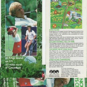 JACK NICKLAUS VINTAGE PAMPHLETS FOR HIS SPORTS CENTER AWESOME+RARE LOT OF 3