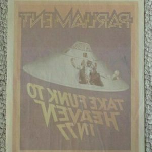 PARLIAMENT TAKE FUNK TO HEAVEN IN 77 VINTAGE T-SHIRT IRON ON GREAT CONDITION