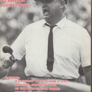 OHIO STATE ALL-AMERICAN FOOTBALL BOOK FROM 1973 WOODY HAYES COVER RARE