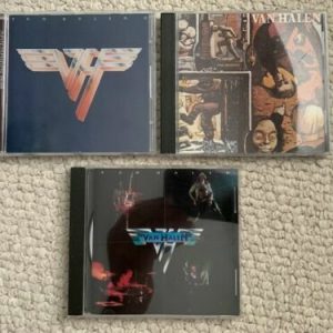 VAN HALEN LOT OF 3 CD'S VH 1+2+FAIR WARNING EDDIE VAN HALEN AWESOME