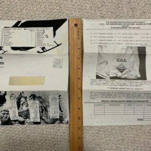 CORROSION OF CONFORMITY COC VINTAGE NEWSLETTER LATE 80'S AWESOME+VERY RARE