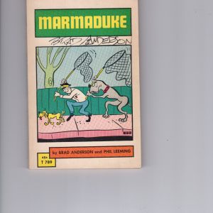 BRAD ANDERSON HAND SIGNED MARMADUKE POCKET BOOK+COA GREAT CARTOONIST