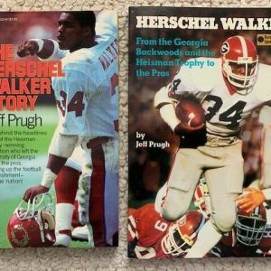 HERSCHEL WALKER LOT OF 2 VINTAGE PAPERBACK BOOKS AMAZING CONDITION+VERY RARE