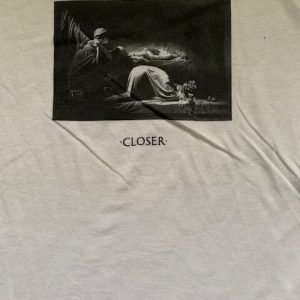JOY DIVISION CLOSER WHITE T-SHIRT AWESOME+RARE GREAT GRAPHICS VINTAGE XL