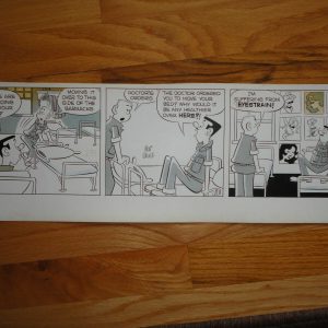 MORT WALKER SIGNED ORIGINAL ART DAILY FROM 1956 BEETLE+SARGE VINTAGE+RARE