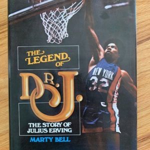 THE LEGEND OF DR. J. VINTAGE HARDCOVER BOOK 1975 JULIUS ERVING AWESOME+RARE