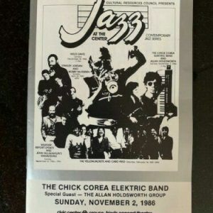 MILES DAVIS 1986 VINTAGE CONCERT PROGRAM CHICK COREA SYRACUSE, NY JAZZ