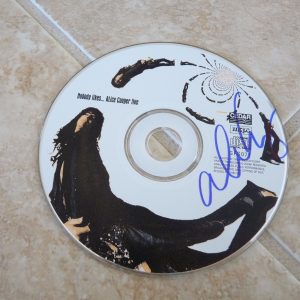Alice Cooper Nobody Likes Live Autographed Signed CD Single PSA Guaranteed