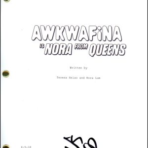 Awkwafina "Awkwafina Is Nora from Queens" AUTOGRAPH Signed Pilot Script ACOA