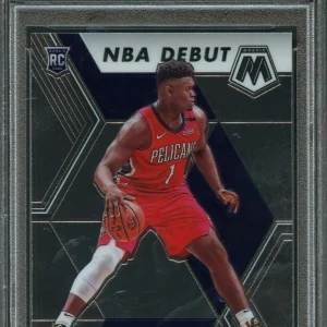 2019 Panini Mosaic NBA Debut #269 Zion Williamson PSA 9 Mint Rookie RC Pelicans