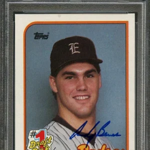 1989 Topps #437 Andy Benes Signed Card PSA Slabbed Auto Padres