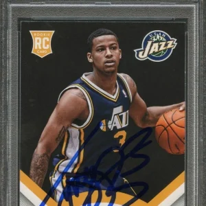 2013-14 Panini Prestige #169 Trey Burke Signed Card AUTO PSA Slabbed Jazz RC