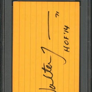 Walter Jones Signed Cut PSA/DNA Slabbed Autographed Seahawks
