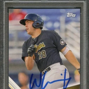 2017 Topps Pro Debut #105 WILL CRAIG Signed Card PSA Slabbed Auto Pirates