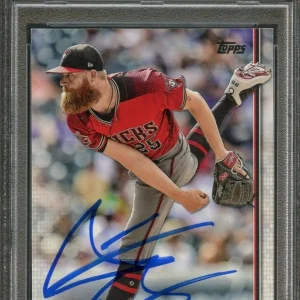 2019 Topps Series 1 #182 Archie Bradley Signed Card PSA Slabbed Auto Dbacks
