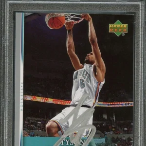 2007-08 Upper Deck First Edition #20 Tyson Chandler Signed Card AUTO PSA Slabbed
