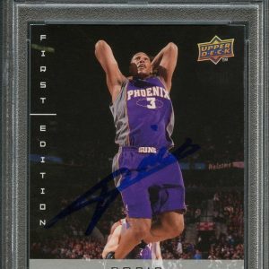 2008-09 Upper Deck First Edition #148 Boris Diaw Signed Card AUTO 10 PSA Slabbed
