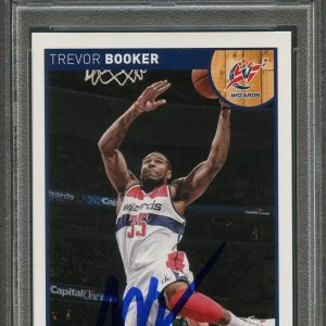 2013-14 NBA Hoops #156 Trevor Booker Signed AUTO 10 PSA Slabbed Wizards