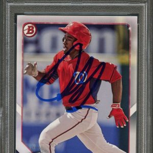 2018 Bowman Prospect #BP3 Daniel Johnson Signed Card PSA Slabbed Auto 10 Nationa