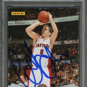 2009-10 Panini Basketball #45 Jose Calderon Signed Card AUTO 10 PSA Slabbed Rapt