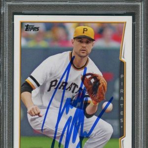 2014 Topps #418 Jordy Mercer Signed Card PSA Slabbed Auto 10 Pirates