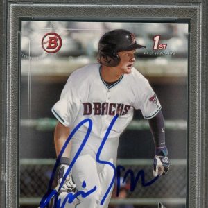 2017 Bowman Draft #BD-195 Pavin Smith Signed Card PSA Slabbed Auto 10 RC Dbacks